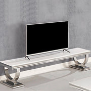 TV UNIT WITH GREY MARBLE TOP TS004