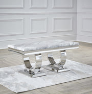 COFFEE TABLE WITH GREY MARBLE TOP TT004