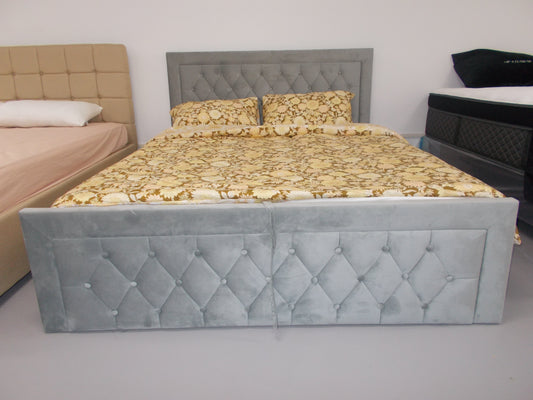 MIA KING SINGLE GAS LIFT STORAGE BED FRAME