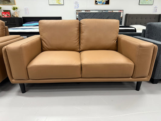 LISA LEATHER LOOK SOFA