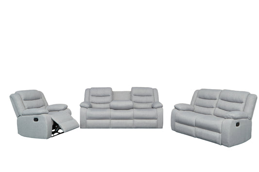 LENGHAM 3+2+1 MANUAL RECLINER SOFA
