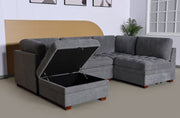 NOVA 4STR WITH OTTOMAN MODULAR SOFA