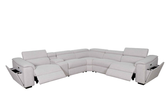 MARYLAND ELECTRIC MODULAR WITH 3 RECLINER FABRIC SOFA...!!!