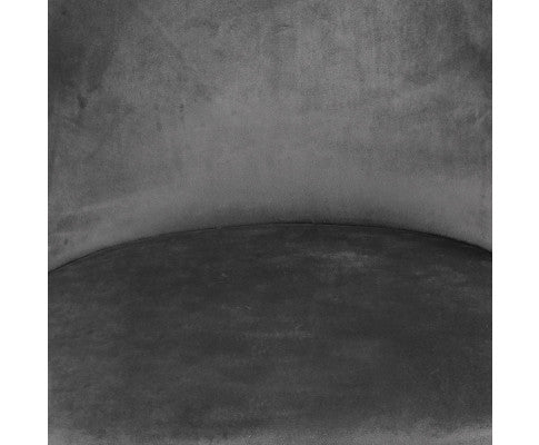 Brody Dining Chair Grey Velvet