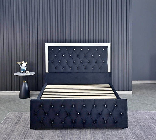 WINDSOR GAS LIFT STORAGE BED FRAME VALUE FOR MONEY