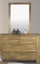Jennifer Solid Acacia Wood Bedroom Furniture Range Australia