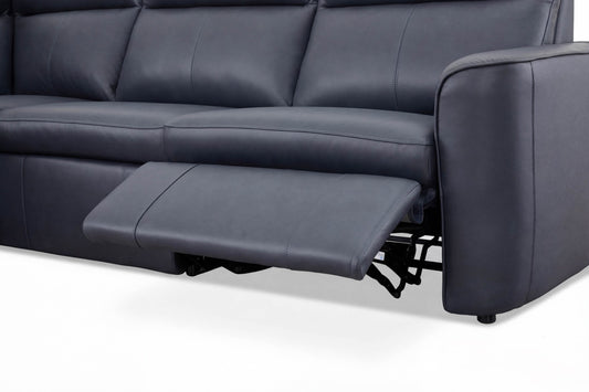 VERONA LEATHER CHAISE SOFA WITH STORAGE & ELECTRIC RECLINER | Coming soon | Pre-Order Booking
