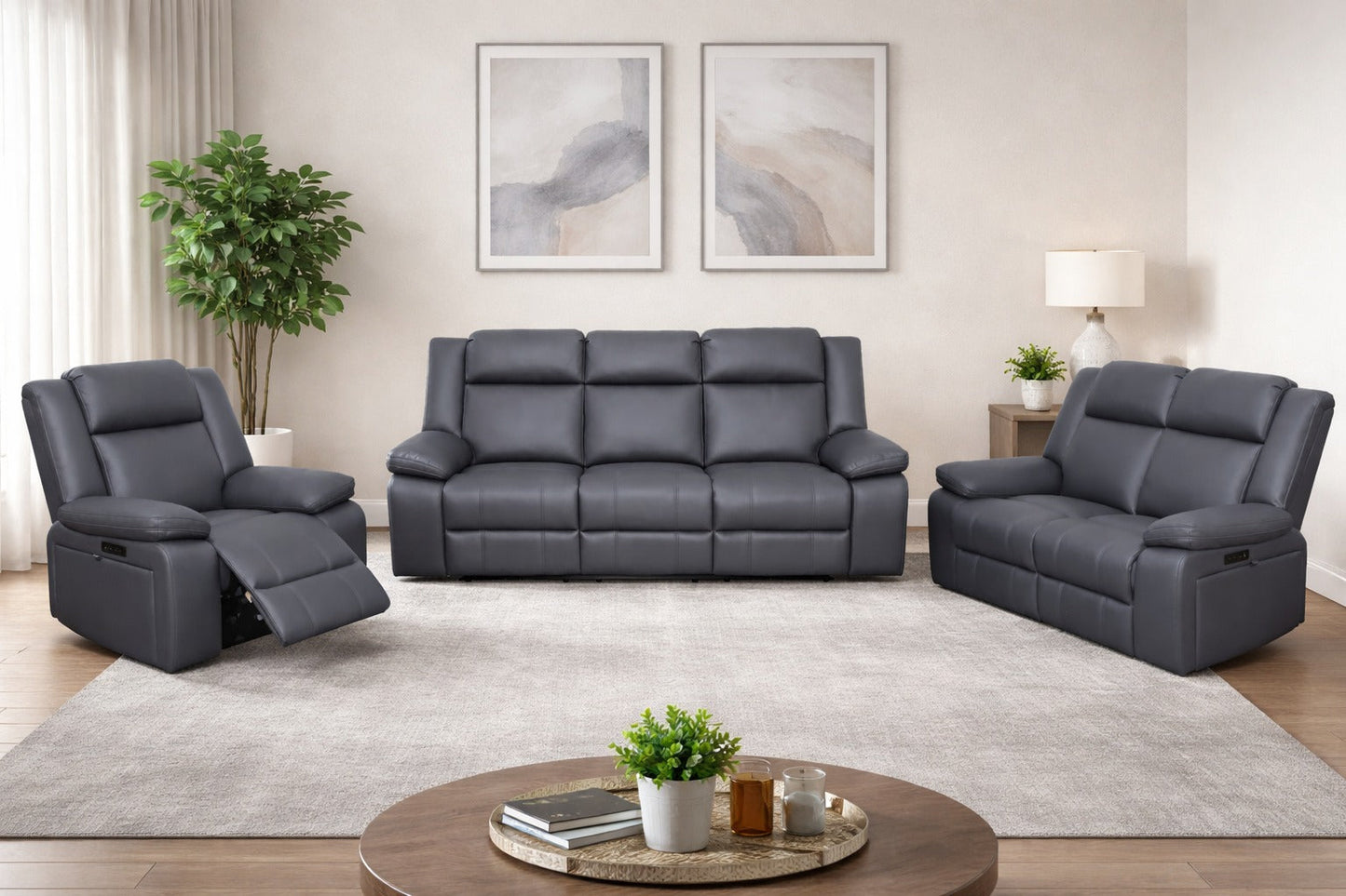 TRAVIA 3 + 2 + 1 SEATER ELECTRIC RECLINER SOFA NEW ARRIVALS...!!!
