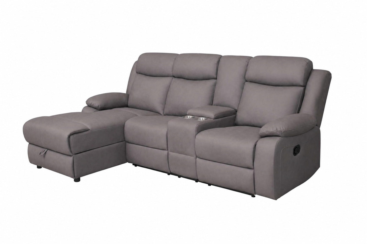 Softy Chaise Storage Sofa With Recliner Chair And Console Australia