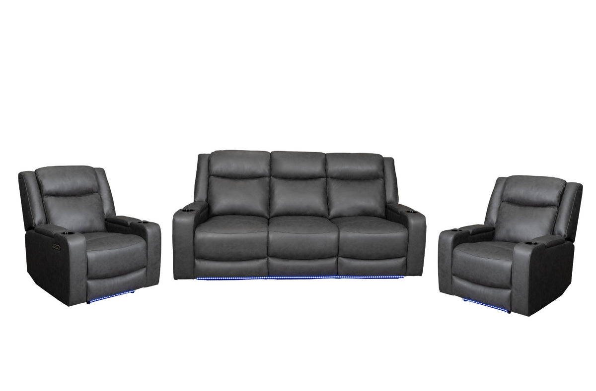 HUDSON ELECTRIC RECLINER 3+1+1 SEATER SOFA SET in Stock Now