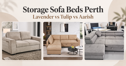 Storage Sofa Beds Perth: Lavender vs Tulip vs Aarish