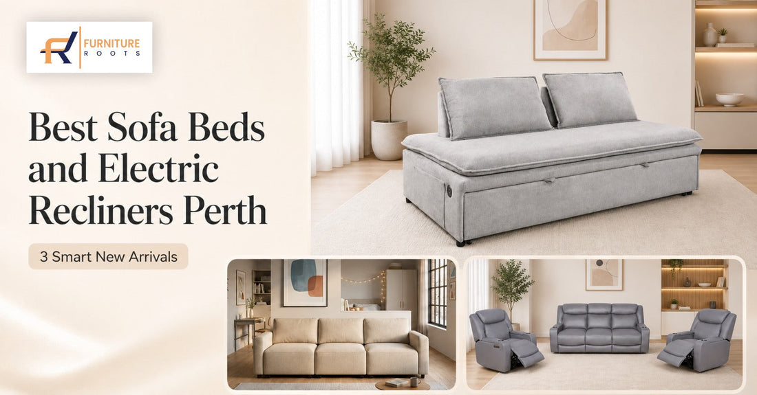 New sofa beds and electric recliner sofas available at Furniture Roots Perth