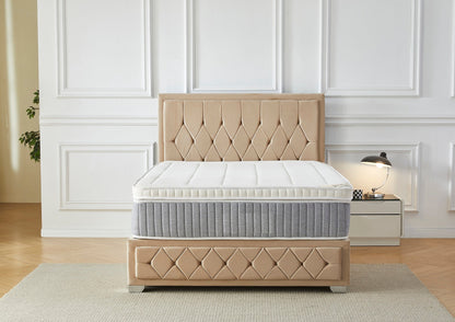 SHELLY GAS LIFT STORAGE BED FRAME