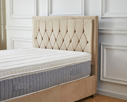 SHELLY GAS LIFT STORAGE BED FRAME