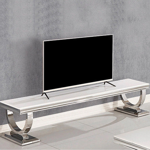 TV UNIT WITH GREY MARBLE TOP TS004
