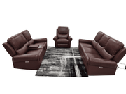 LUCIANO LEATHER 3+2+1 ELECTRIC RECLINER SOFA