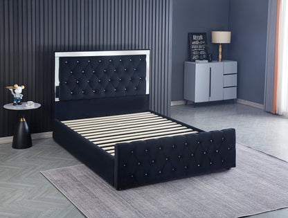 WINDSOR GAS LIFT STORAGE BED FRAME VALUE FOR MONEY