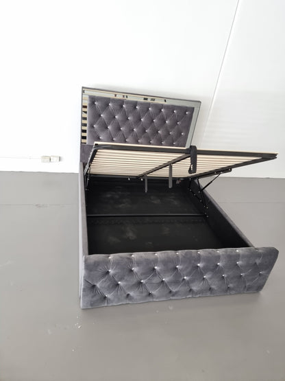 WINDSOR GAS LIFT STORAGE BED FRAME VALUE FOR MONEY
