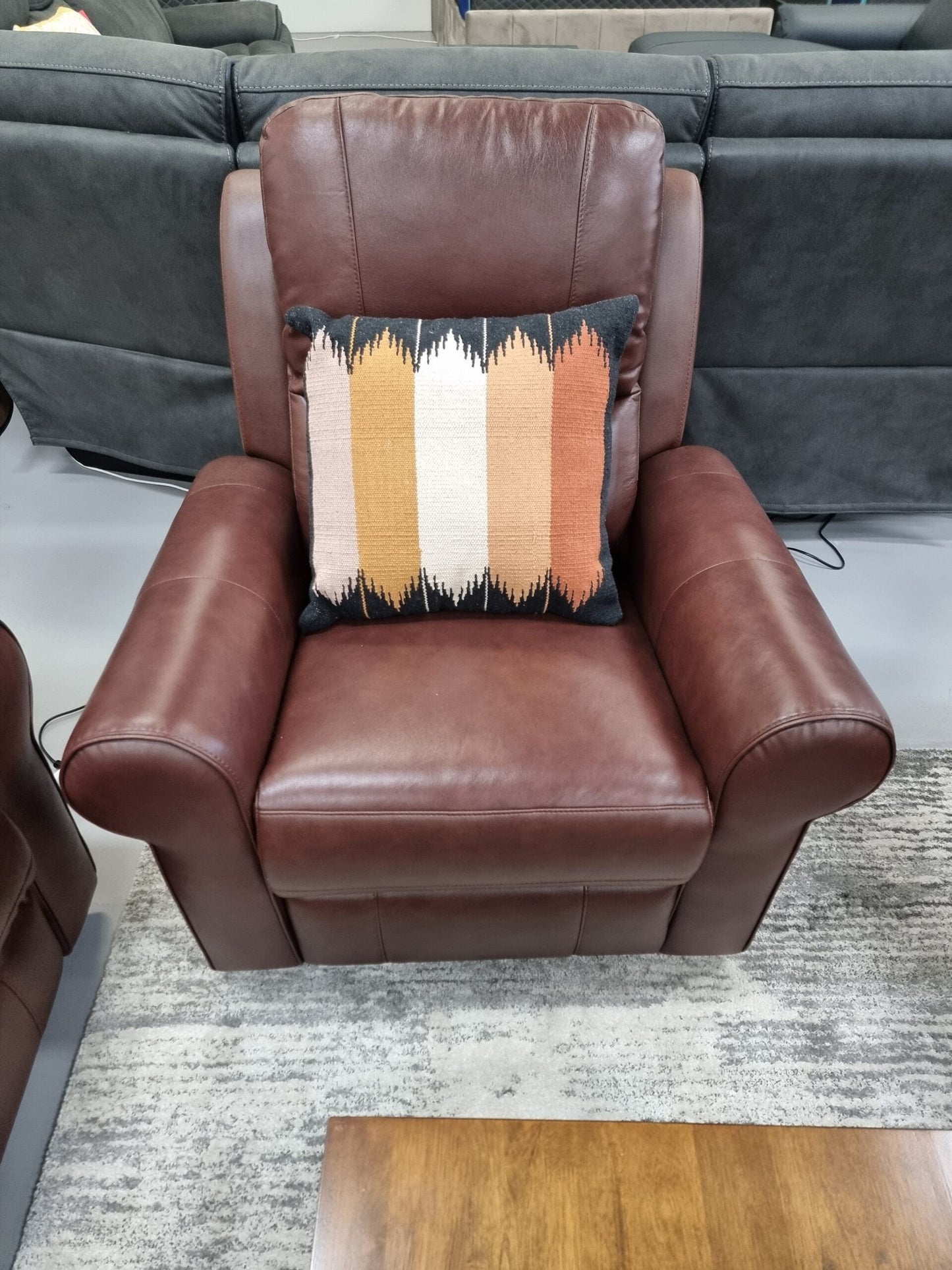 LUCIANO LEATHER 3+2+1 ELECTRIC RECLINER SOFA
