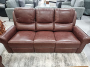 LUCIANO LEATHER 3+2+1 ELECTRIC RECLINER SOFA