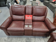 LUCIANO LEATHER 3+2+1 ELECTRIC RECLINER SOFA