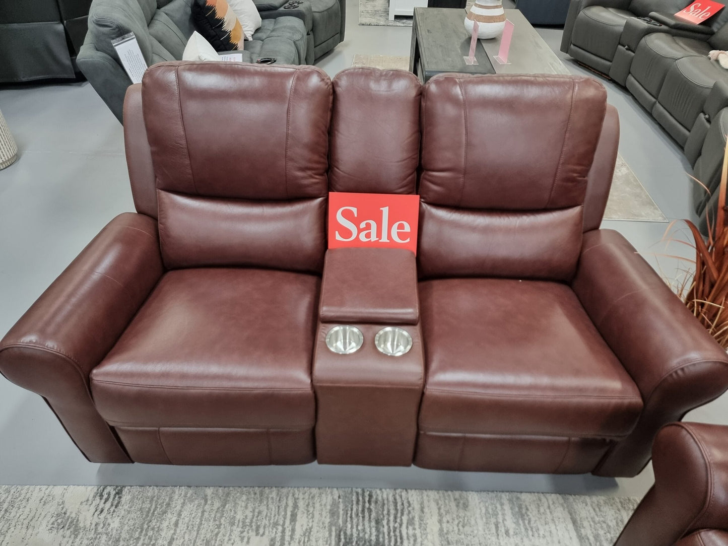 LUCIANO LEATHER 3+2+1 ELECTRIC RECLINER SOFA