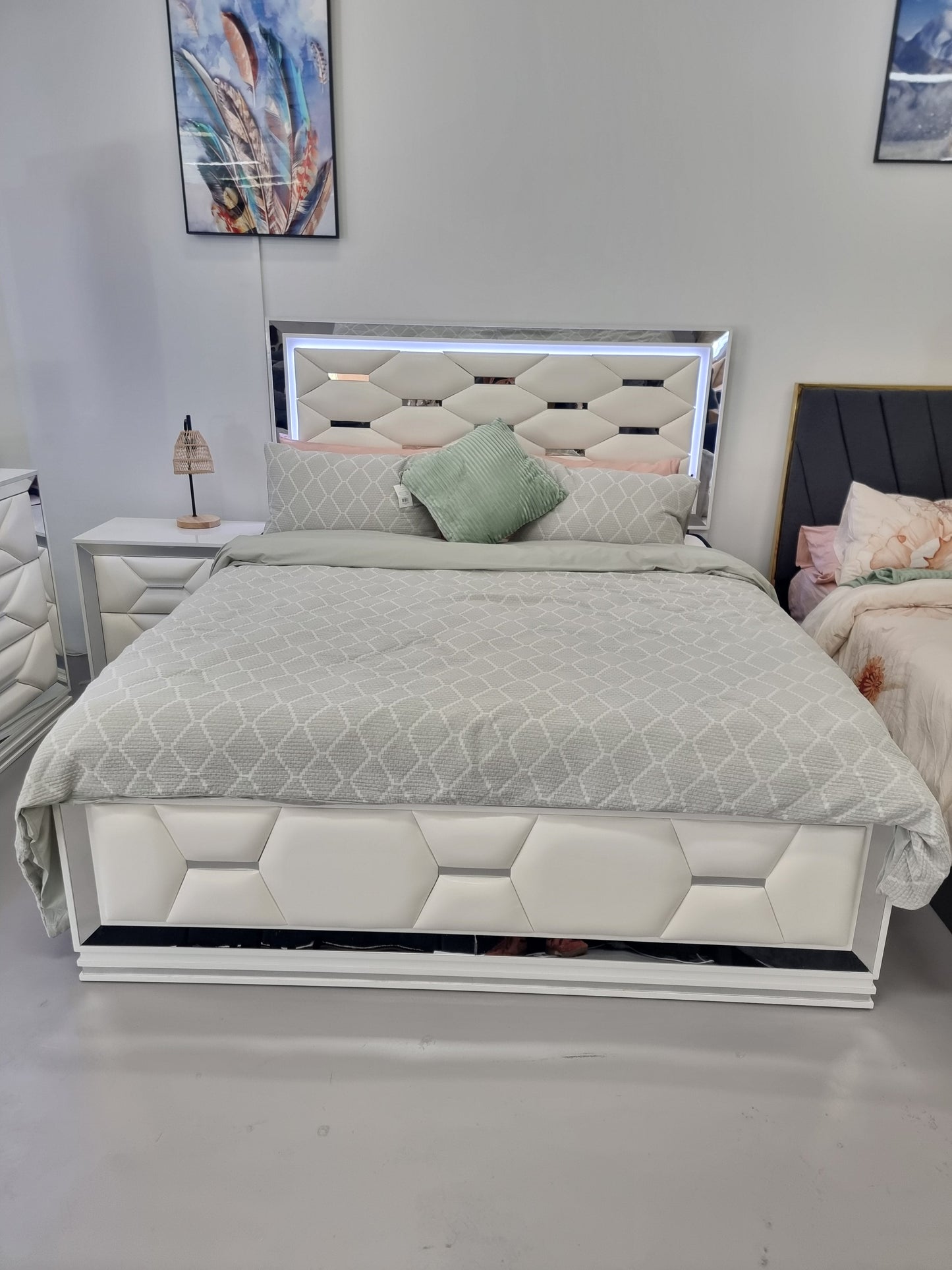 EMPIRE BEDROOM RANGE WITH LED LIGHT