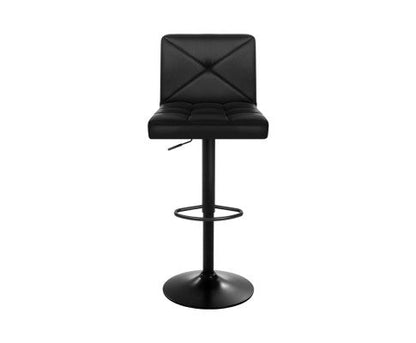 Mirage Black Leather Gas Lift Bar Stool (Price is for each)