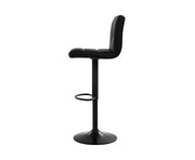 Mirage Bar Stools Gas Lift Leather Chair Black price is for Each