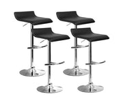 Sena Bar Stools Adjustable Gas Lift Chairs Black. Price is for Each