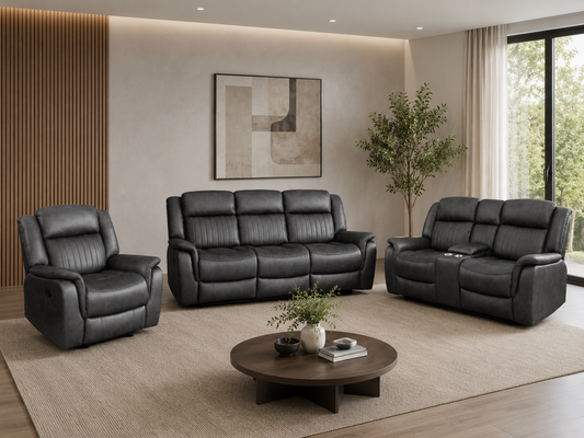 KINGSTON MANUAL RECLINER 3+2+1 SEATER SOFA SET | Coming soon | Pre-Order Booking