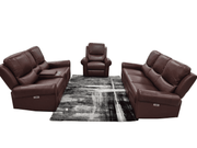LUCIANO LEATHER 3+2+1 ELECTRIC RECLINER SOFA