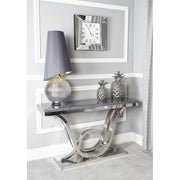 CONSOLE TABLE WITH BLACK MARBLE TOP CT016