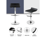 Sena Bar Stools Adjustable Gas Lift Chairs Black. Price is for Each