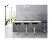 Sena Bar Stools Adjustable Gas Lift Chairs Black. Price is for Each