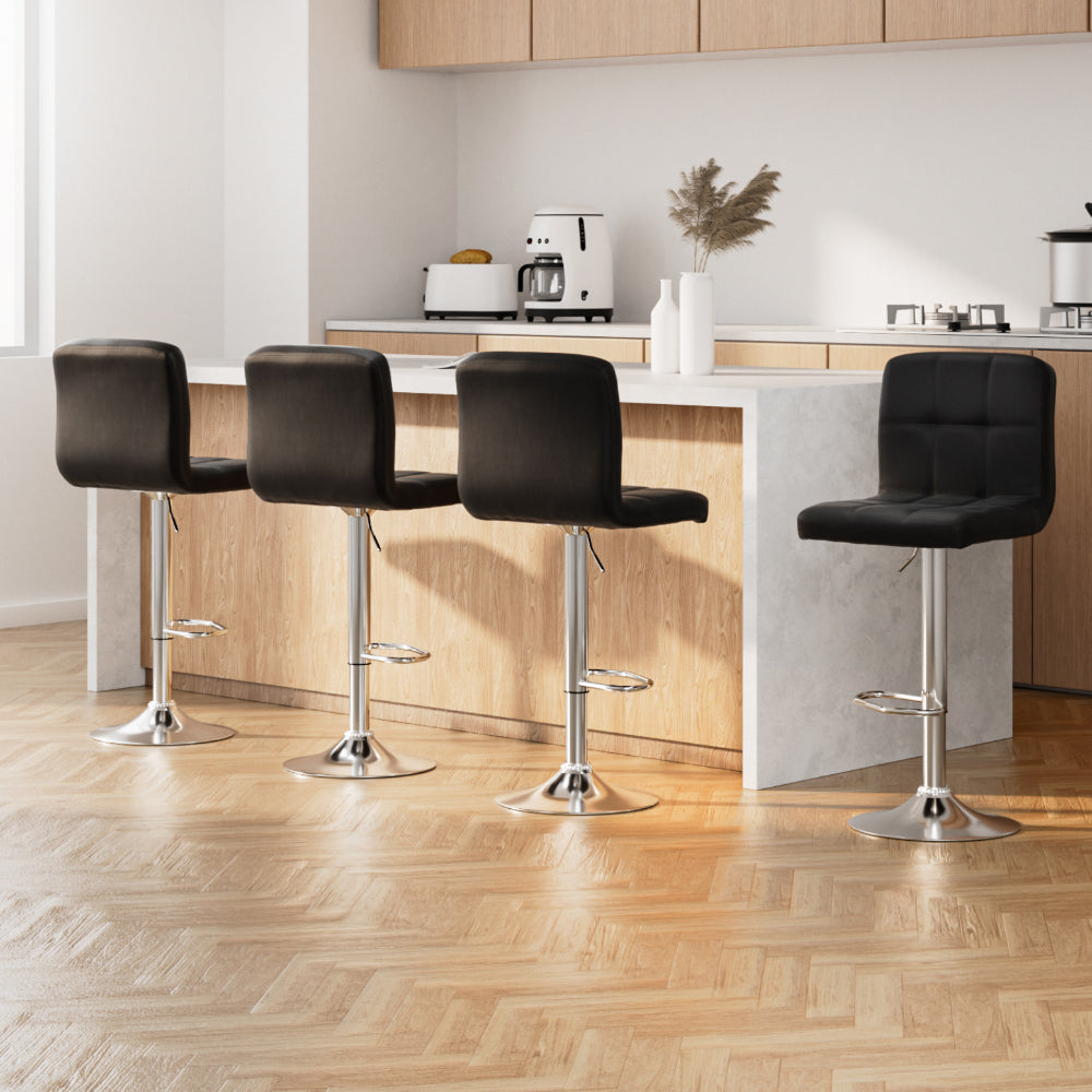 Jeccoo Leather Padded Bar Stool For Kitchen Seating (Price is for each)
