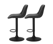 KC Bar Stools Gas Lift Vintage Leather Black. Price is for Each