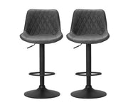KC Bar Stools Gas Lift Vintage Leather Black. Price is for Each
