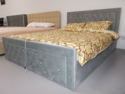 MIA KING SINGLE GAS LIFT STORAGE BED FRAME