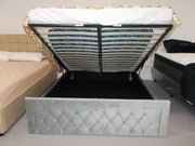 MIA KING SINGLE GAS LIFT STORAGE BED FRAME
