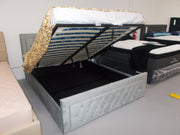 MIA KING SINGLE GAS LIFT STORAGE BED FRAME