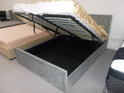 MIA KING SINGLE GAS LIFT STORAGE BED FRAME