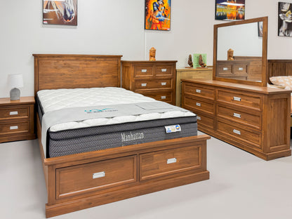 HERRISON DRAWER SOLID WOOD BEDROOM RANGE
