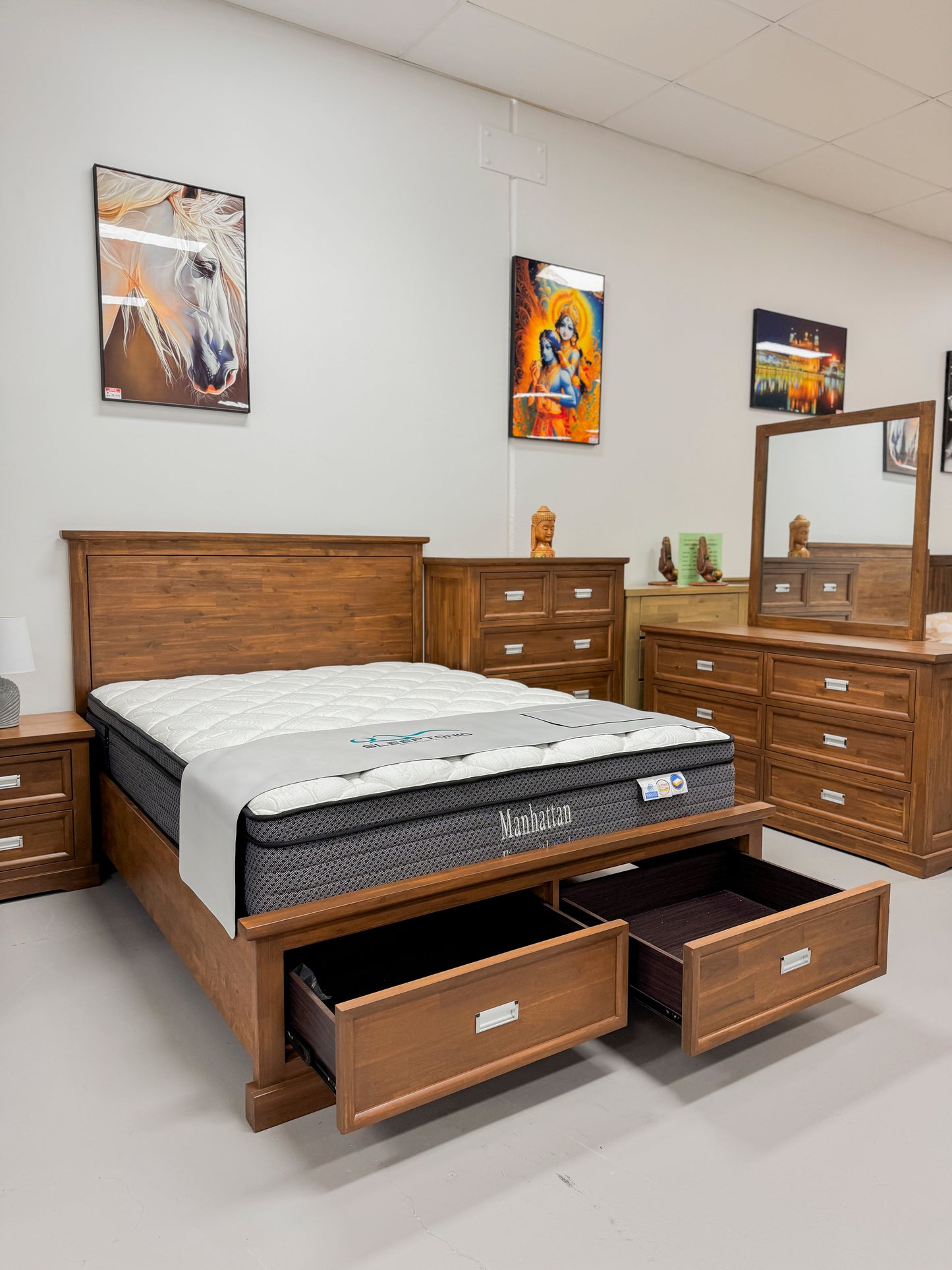 HERRISON DRAWER SOLID WOOD BEDROOM RANGE