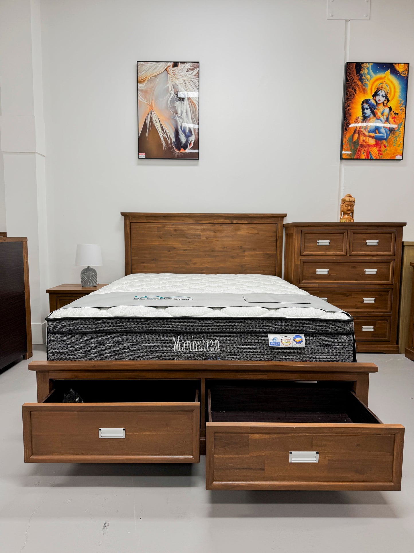 HERRISON DRAWER SOLID WOOD BEDROOM RANGE