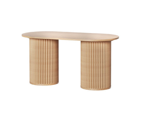Samuel 100cm Oval Pine Coffee Table For Living Rooms