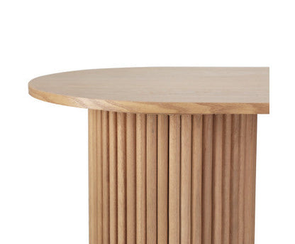 Samuel 100cm Oval Pine Coffee Table For Living Rooms