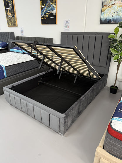 MARIA GAS LIFT STORAGE BED FRAME