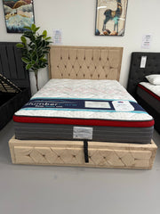 SHELLY GAS LIFT STORAGE BED FRAME