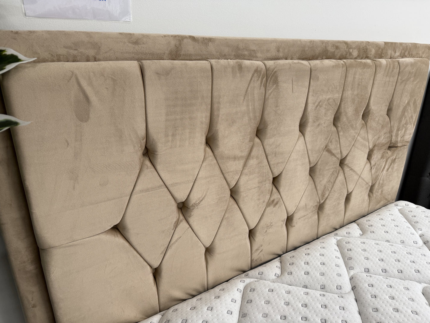 SHELLY GAS LIFT STORAGE BED FRAME